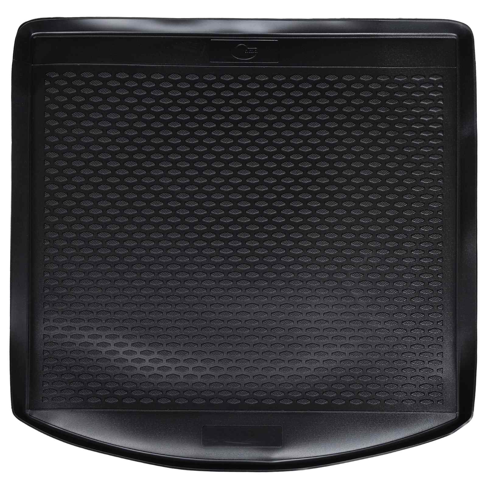 Tapete de porta-malas preto borracha