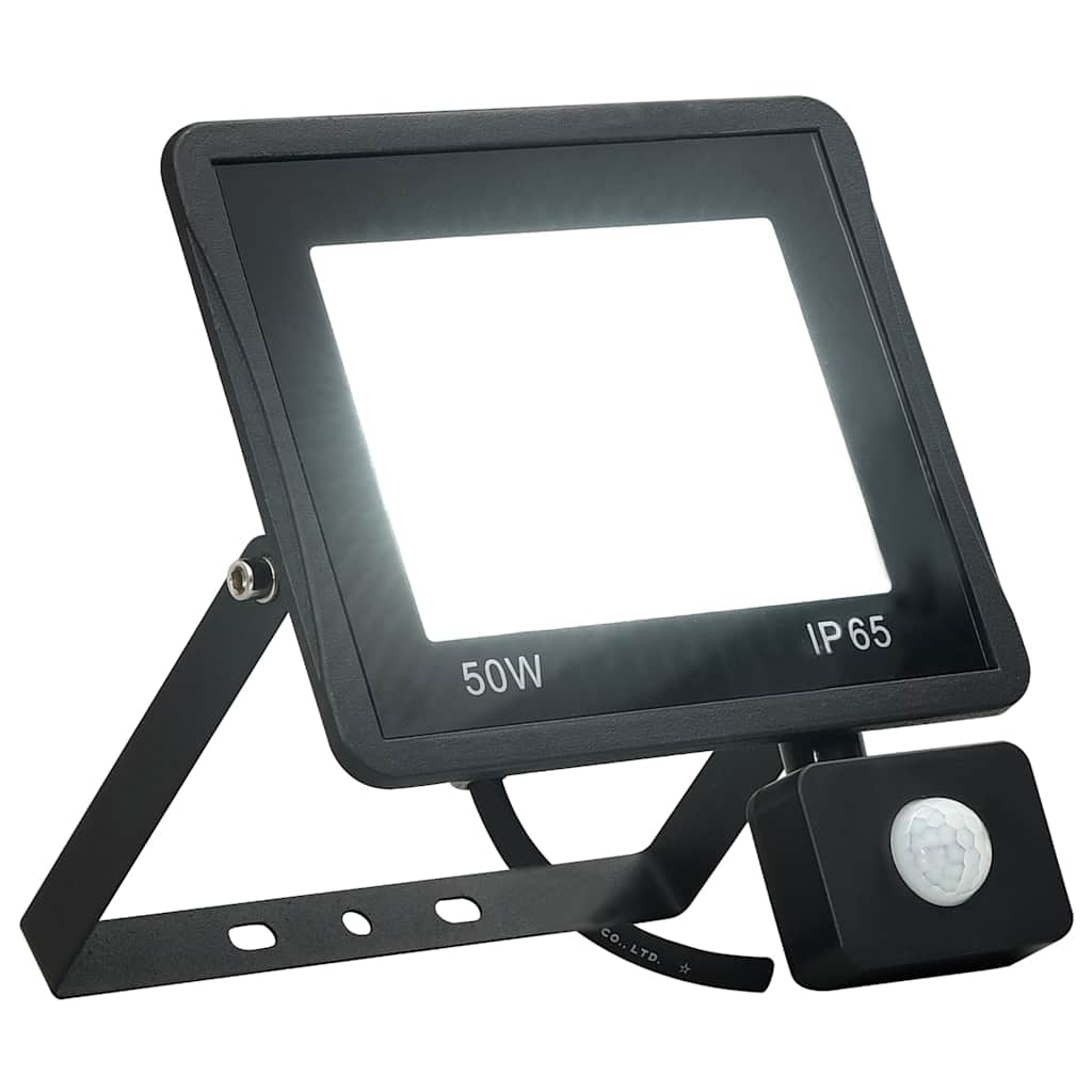 Projetor c/ iluminação LED e sensor 50 w branco frio