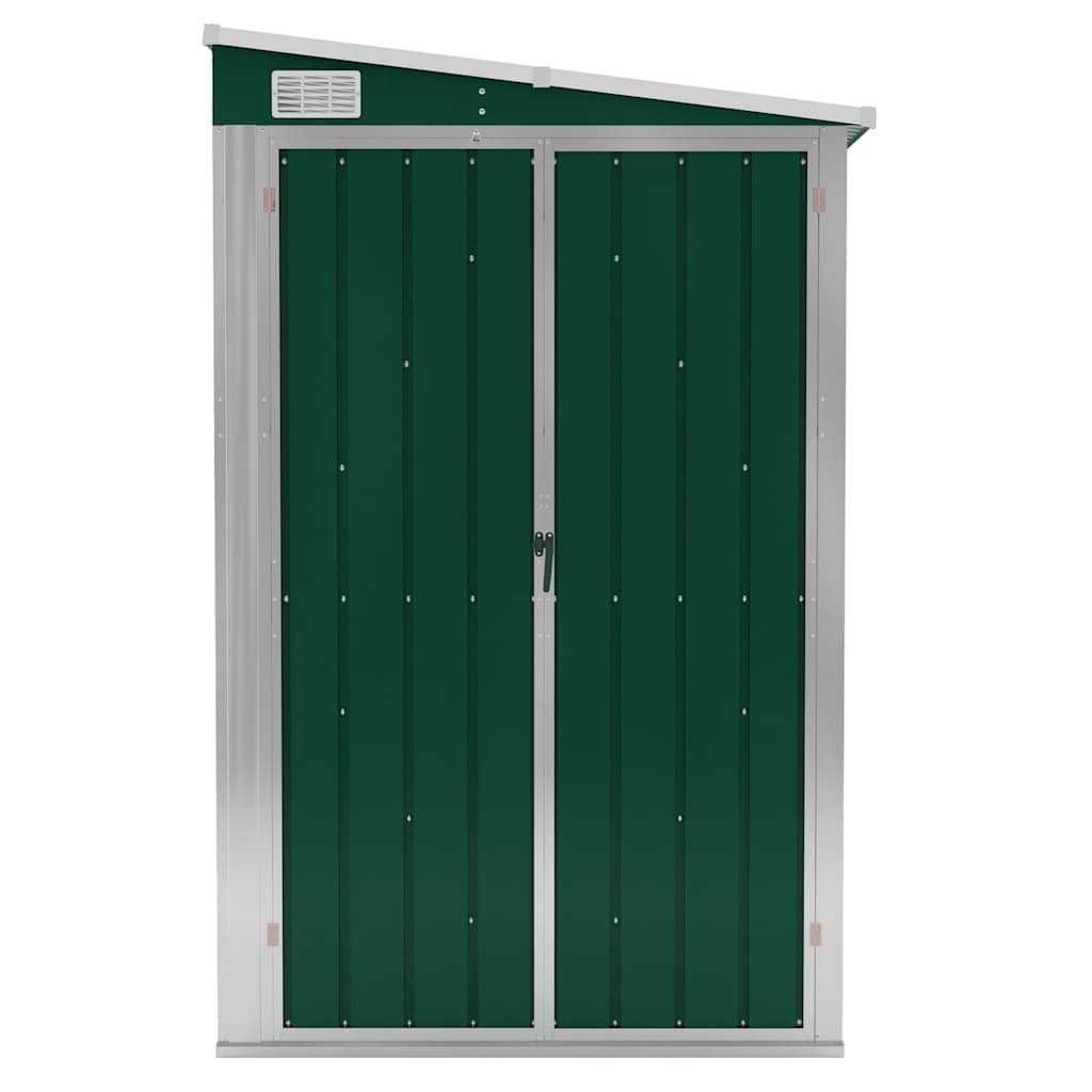 Abrigo suspenso p/ jardim 118x100x178 cm aço galvanizado verde