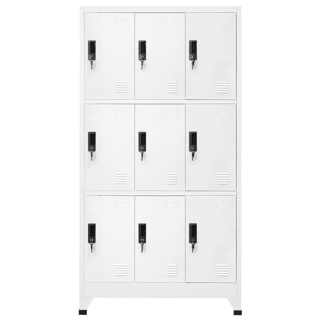Cacifo aço 90x45x180 cm branco