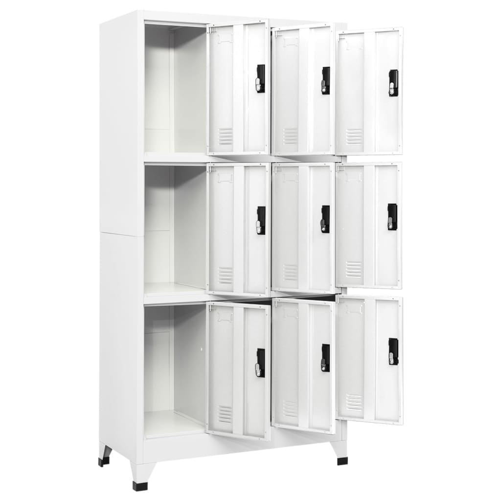 Cacifo aço 90x45x180 cm branco