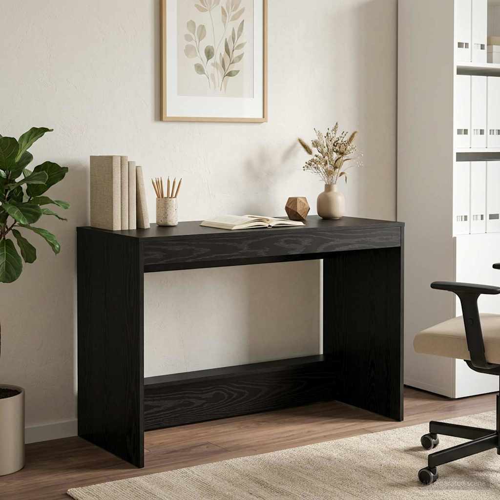 Mesa de cama carvalho preto derivados de madeira