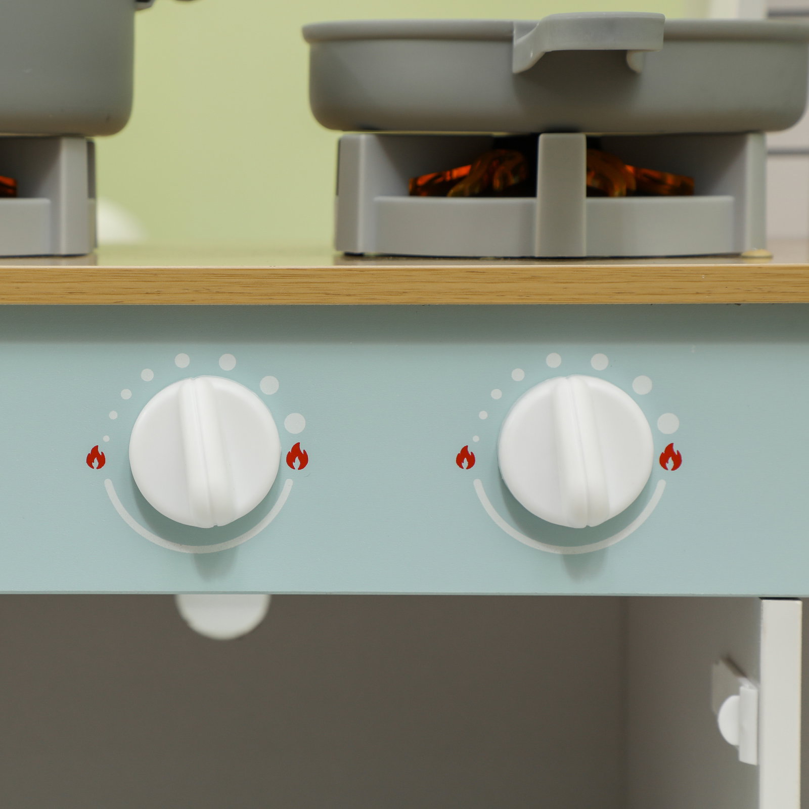 Cozinha de madeira para crianças com sons lavatório micro-ondas máquina de gelo e acessórios 88,6x31,7x90,4 cm branco