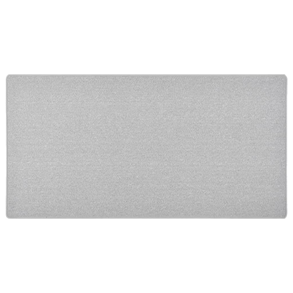 Tapete/passadeira 80x150 cm cinzento-claro