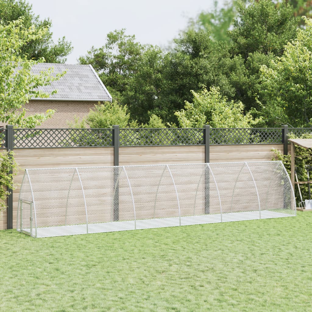 Coelheira 105x600x120 cm aço galvanizado prateado