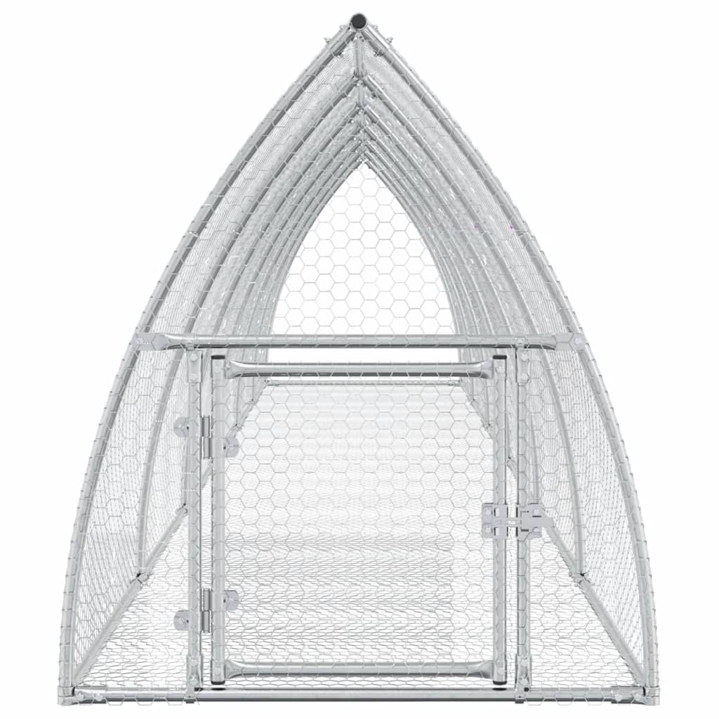 Coelheira 105x600x120 cm aço galvanizado prateado
