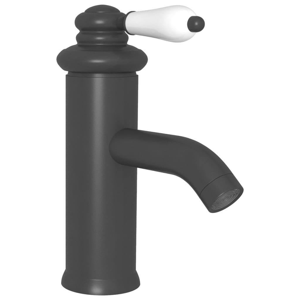Torneira para lavatório de casa de banho 130x180 mm cinzento