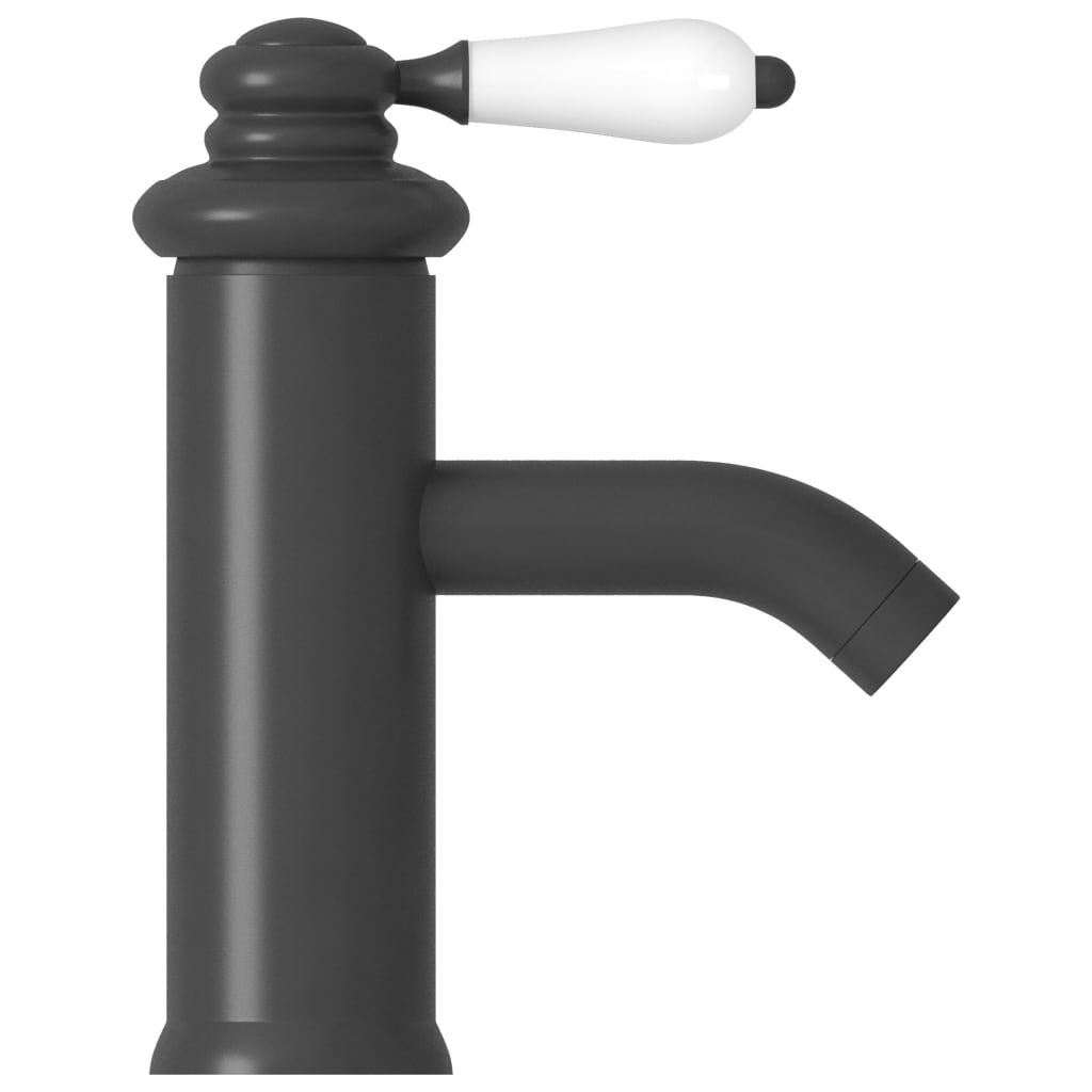 Torneira para lavatório de casa de banho 130x180 mm cinzento