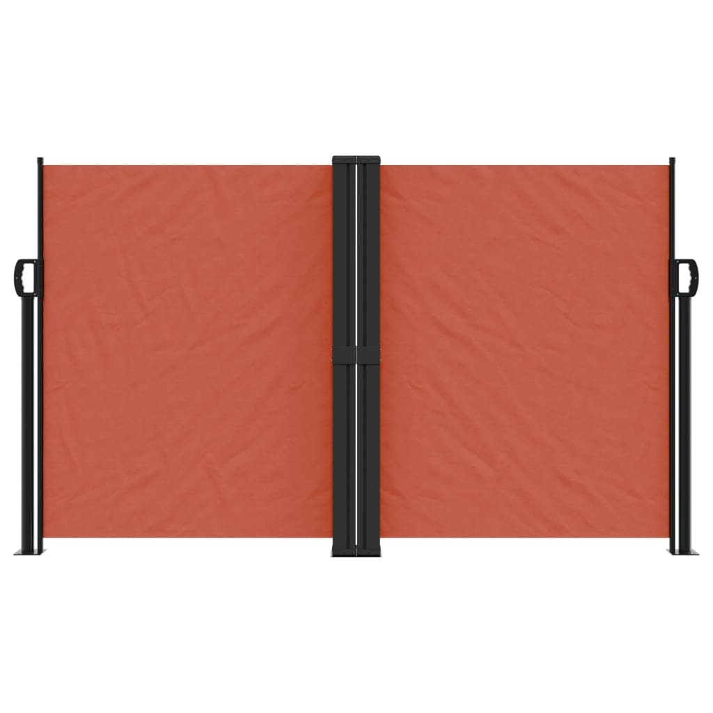 Toldo lateral retrátil 140x1000 cm terracotta