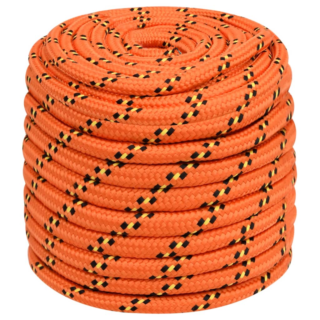 Corda de barco 16 mm 250 m polipropileno laranja
