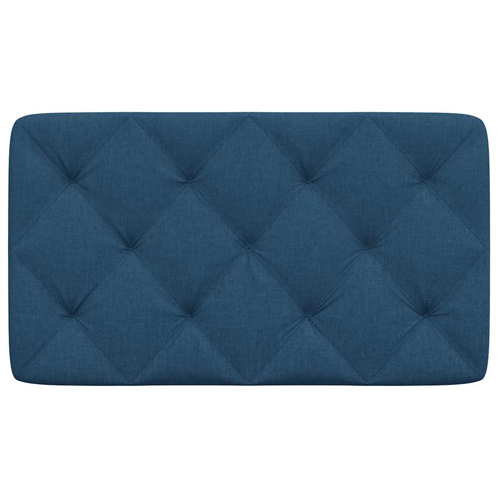 Almofadão de cabeceira 80 cm tecido azul