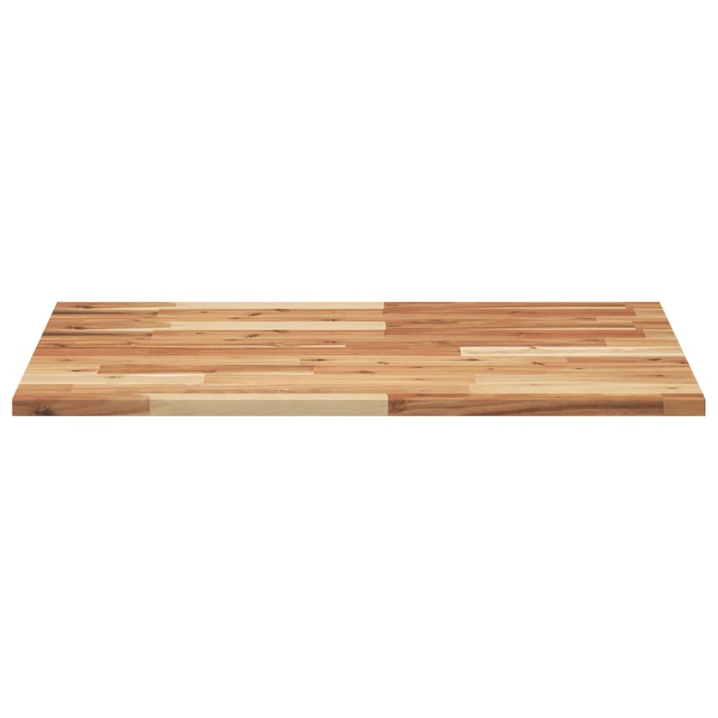 Tampo p/ móvel de wc 100x60x2cm acácia maciça acabamento a óleo