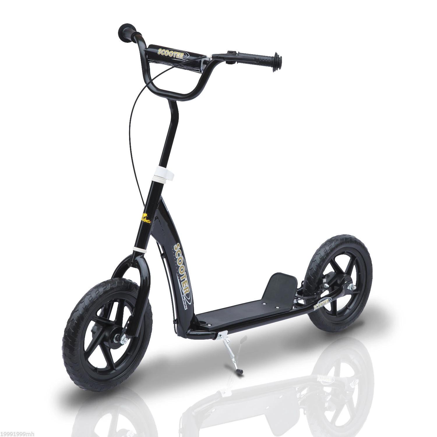 Trotinete para Crianças acima de 5 anos Scooter de 2 Rodas Grandes de 12 Polegadas com Freio e Guidão Ajustável em Altura Carga