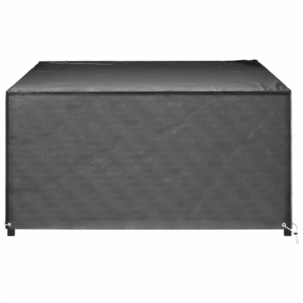 Capas p/ mobília jardim 2 pcs 12 ilhós 270x180x90 cm retangular