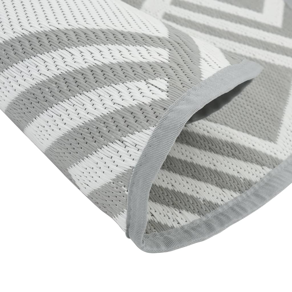 Tapete de exterior ø160 cm arakil PP cinzento
