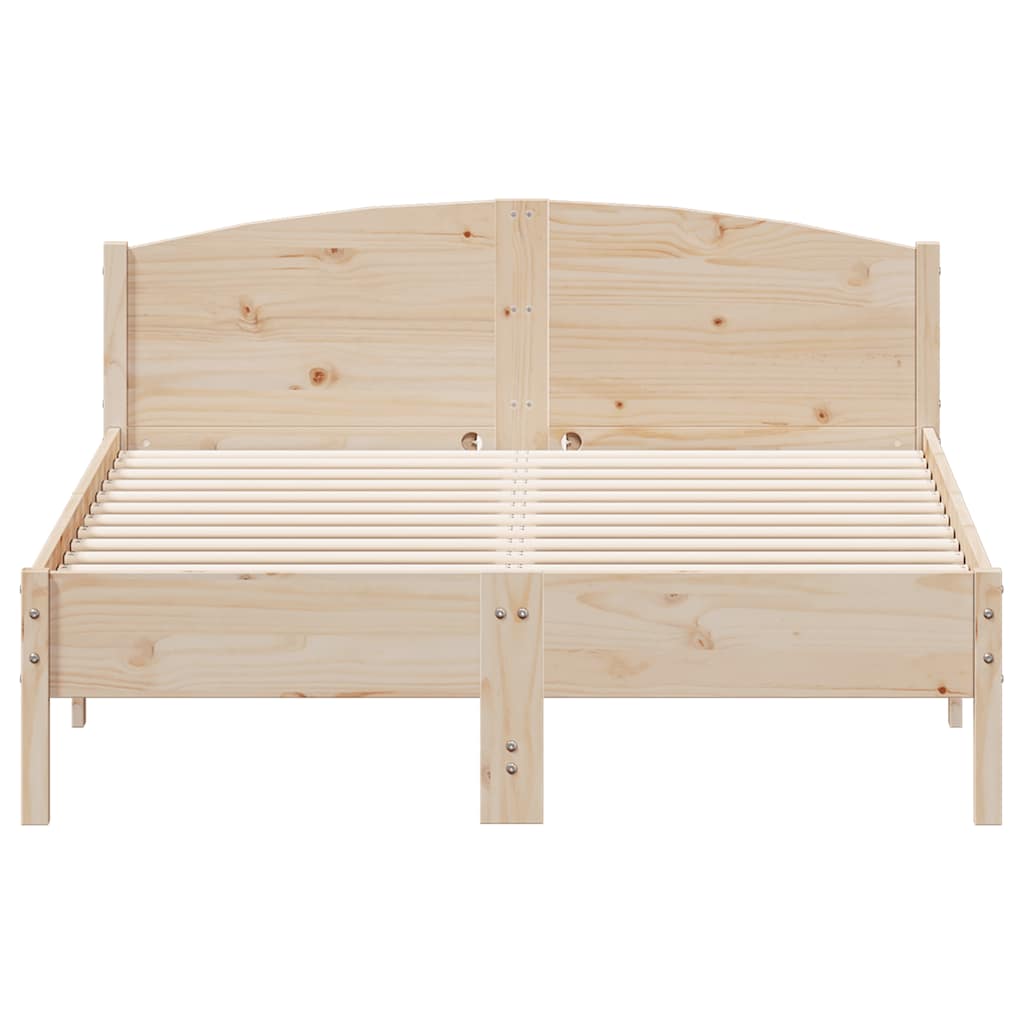 Cama sem colchão 135x190 cm madeira de pinho maciça