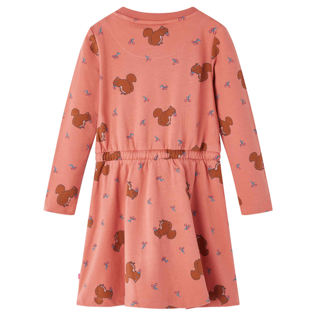 Vestido para criança rosa-velho 116