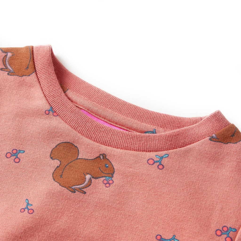 Vestido para criança rosa-velho 116