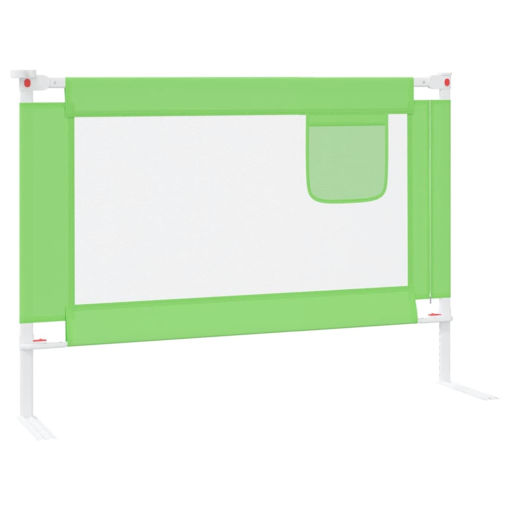 Barra de segurança p/ cama infantil tecido 90x25 cm verde