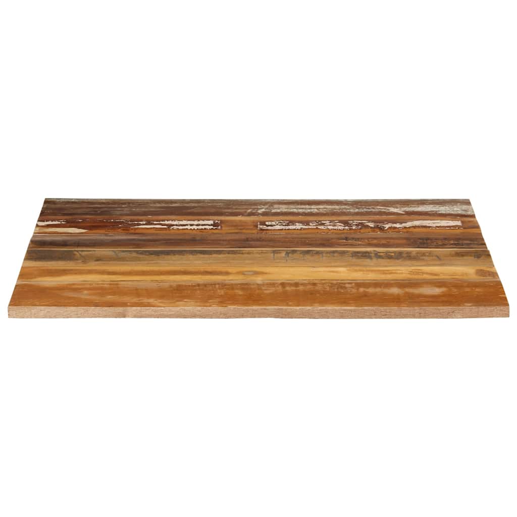 Tampo mesa quadrado 70x70cm 15-16mm madeira recuperada maciça