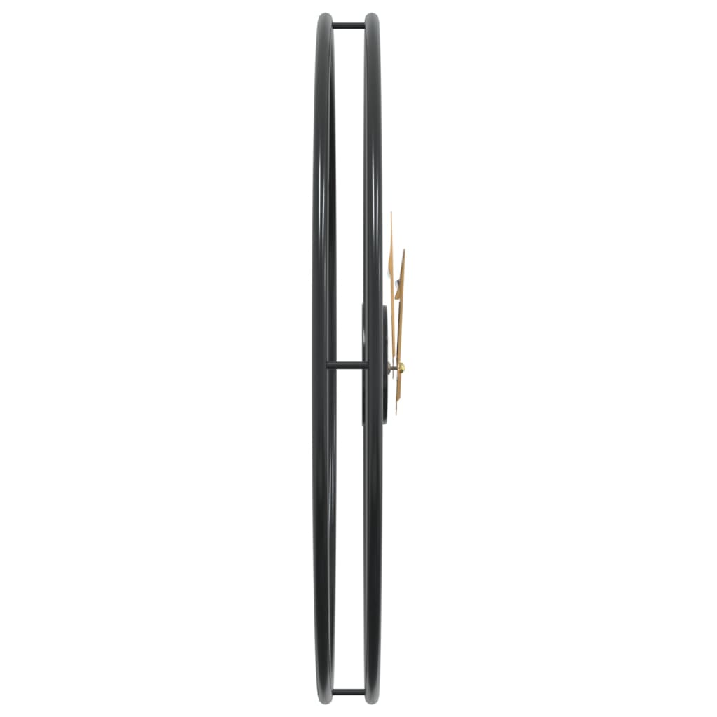 Relógio de parede ø50 cm ferro preto
