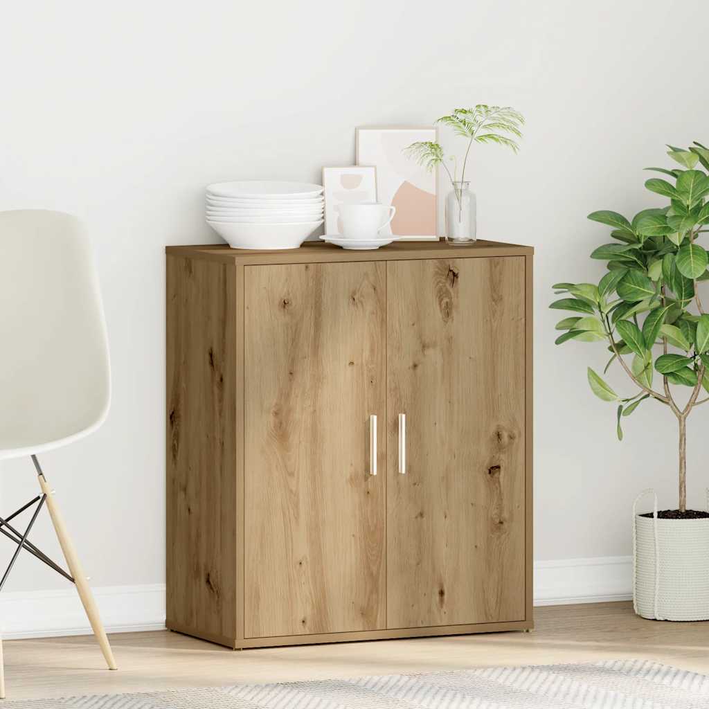 Aparador artisan oak 60x31x70 cm em madeira engenheirada