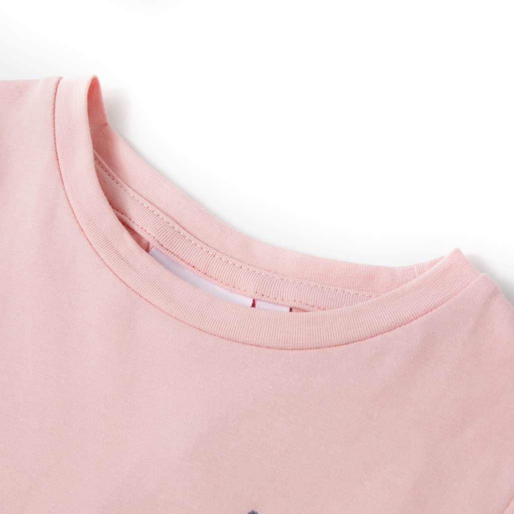 T-shirt de criança rosa-claro 116
