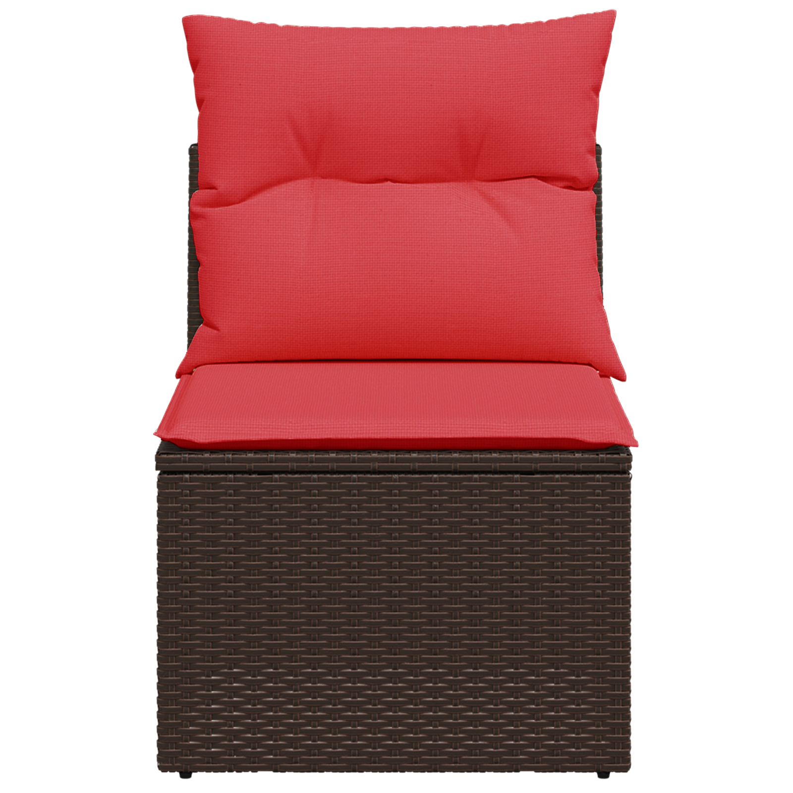 | Sofá de jardim | castanho 55 x 62 x 69 cm rattan sintético