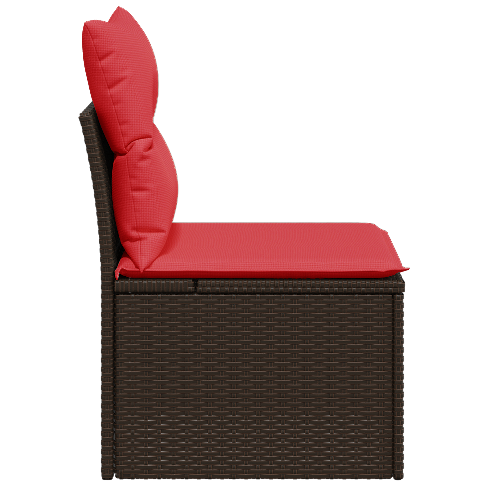 | Sofá de jardim | castanho 55 x 62 x 69 cm rattan sintético