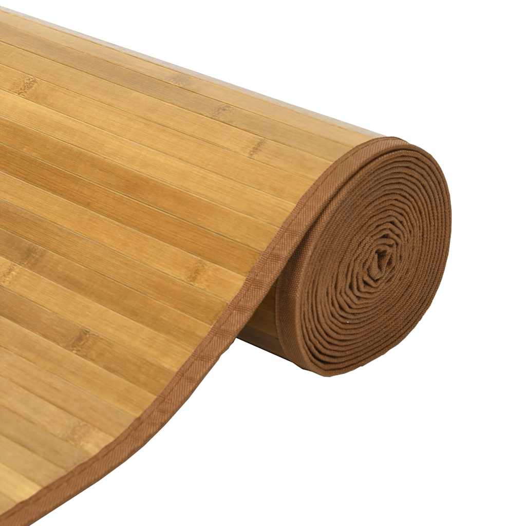 Tapete retangular 60x300 cm bambu cor natural