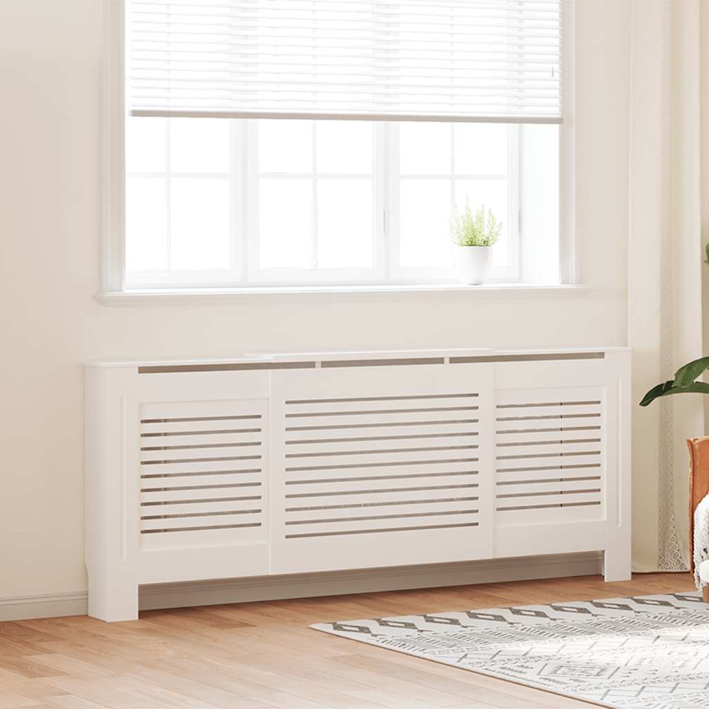 Cobertura de radiador MDF 205 cm branco