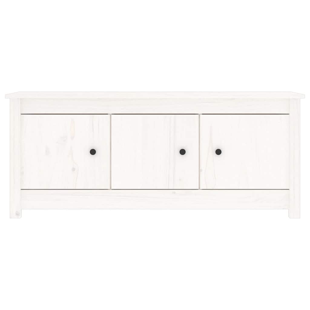 Sapateira 110x38x45,5 cm pinho maciço branco