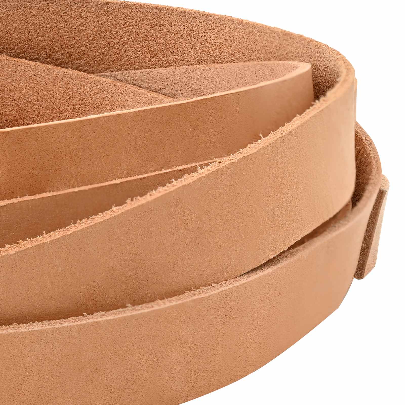 Pulseira de couro marrom claro 1000 x 1,5 cm couro