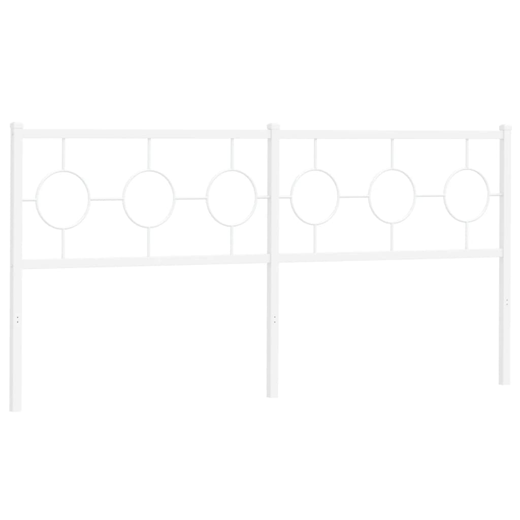 Cabeceira de substituição 180 cm metal branco