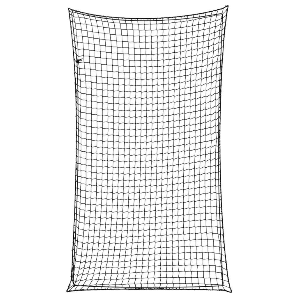 Rede para reboque com corda elástica 3,5x2 m PP preto