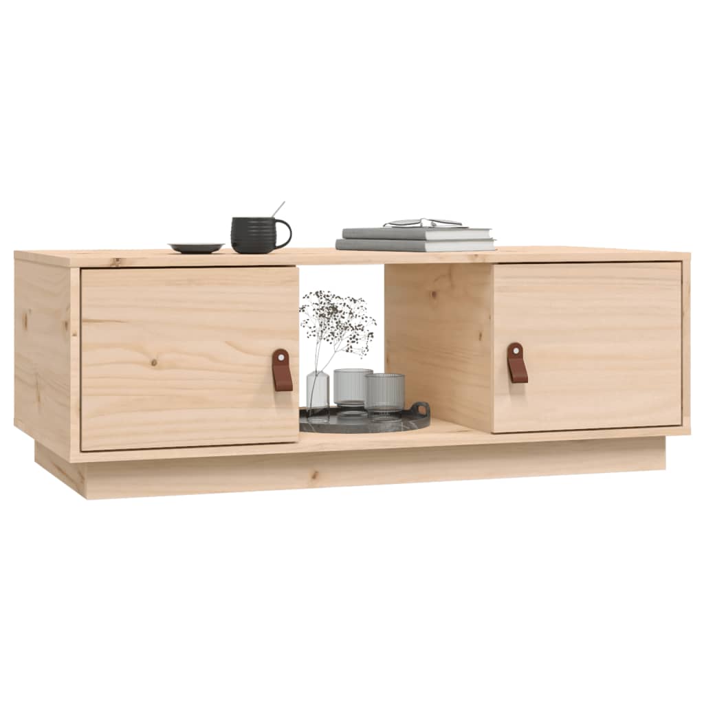 Mesa de centro 100x50x35 cm pinho maciço