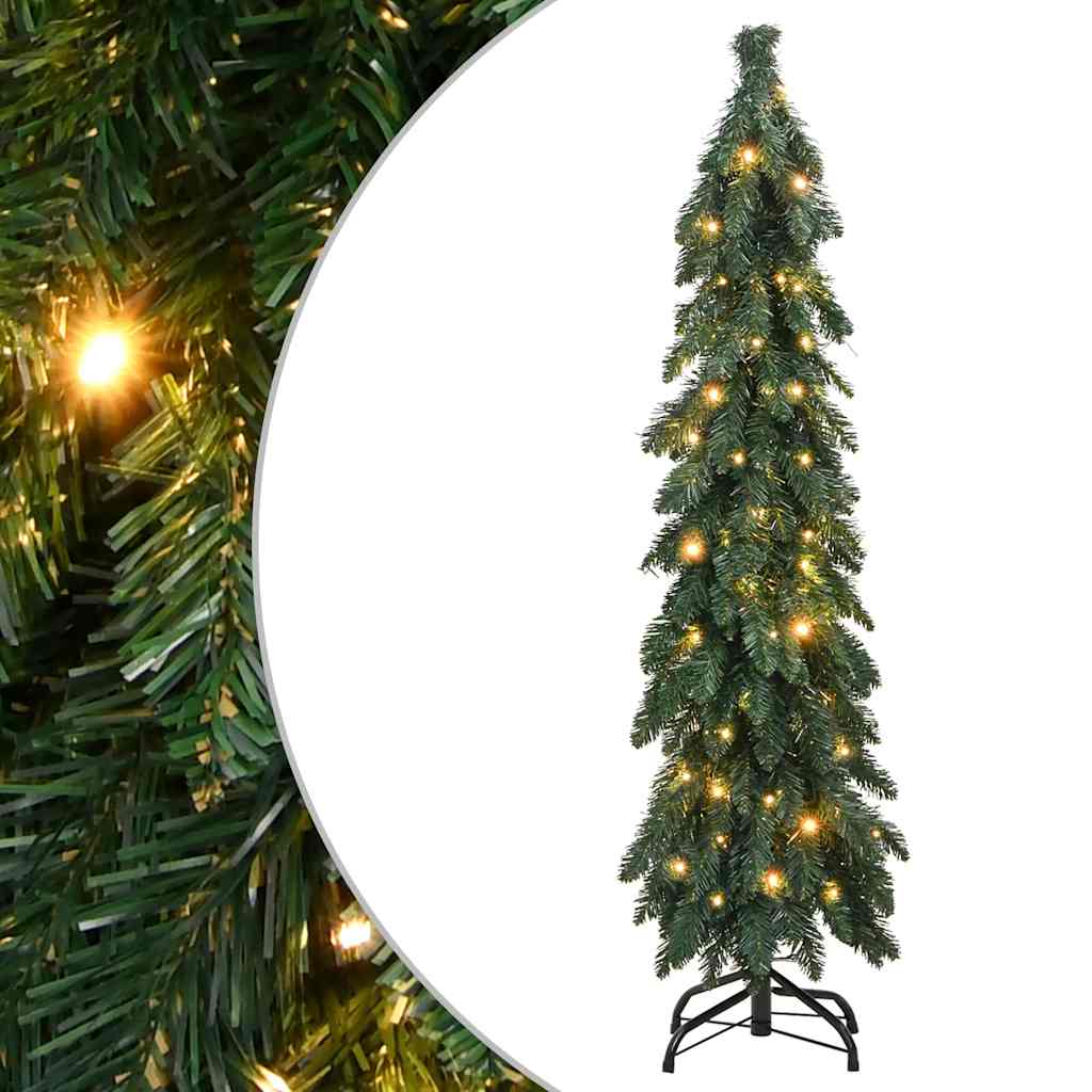 Árvore de natal artificial pré-iluminada + 60 luzes LED 120 cm