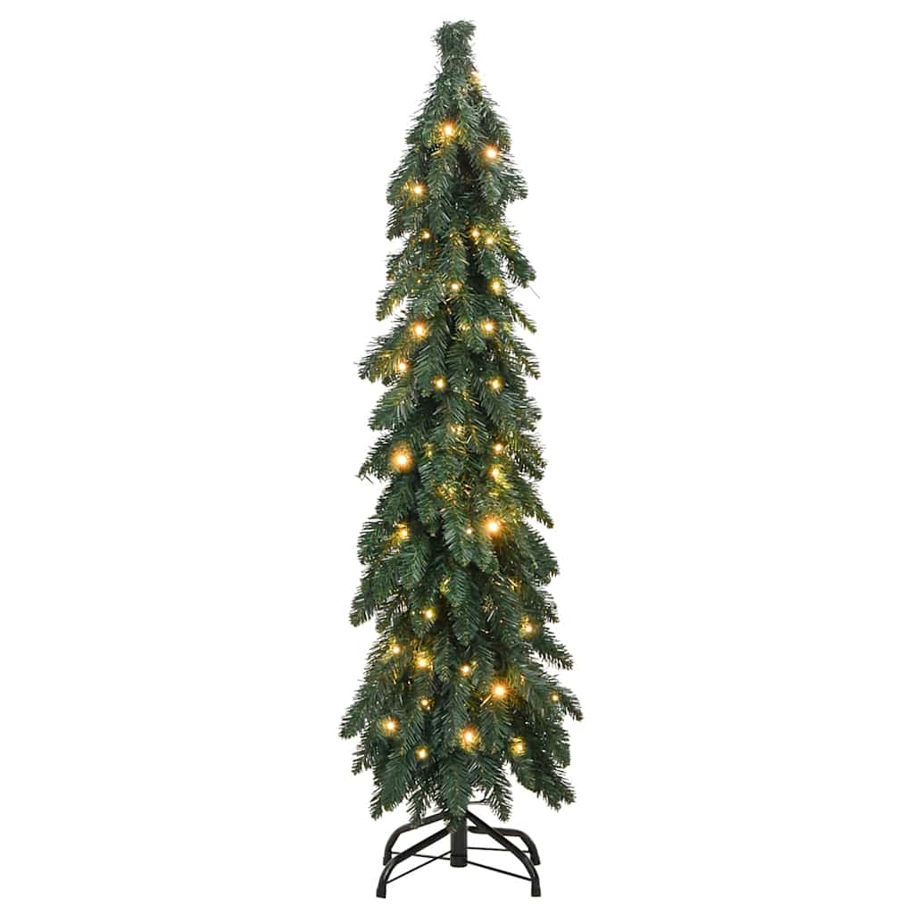 Árvore de natal artificial pré-iluminada + 60 luzes LED 120 cm