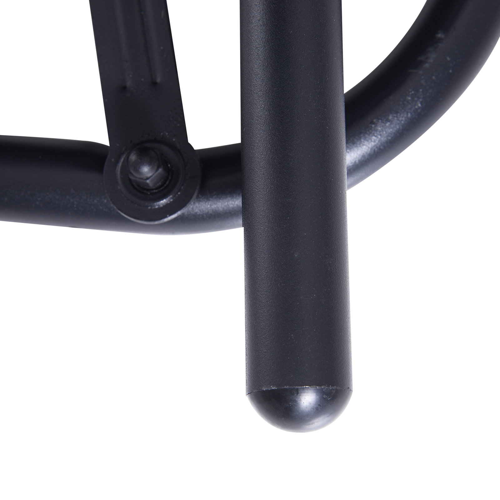 Baloiço de 2 lugares com tubo de metal e tecido de textilene para exteriores carga máx. 200 kg 120x70x85 cm preto