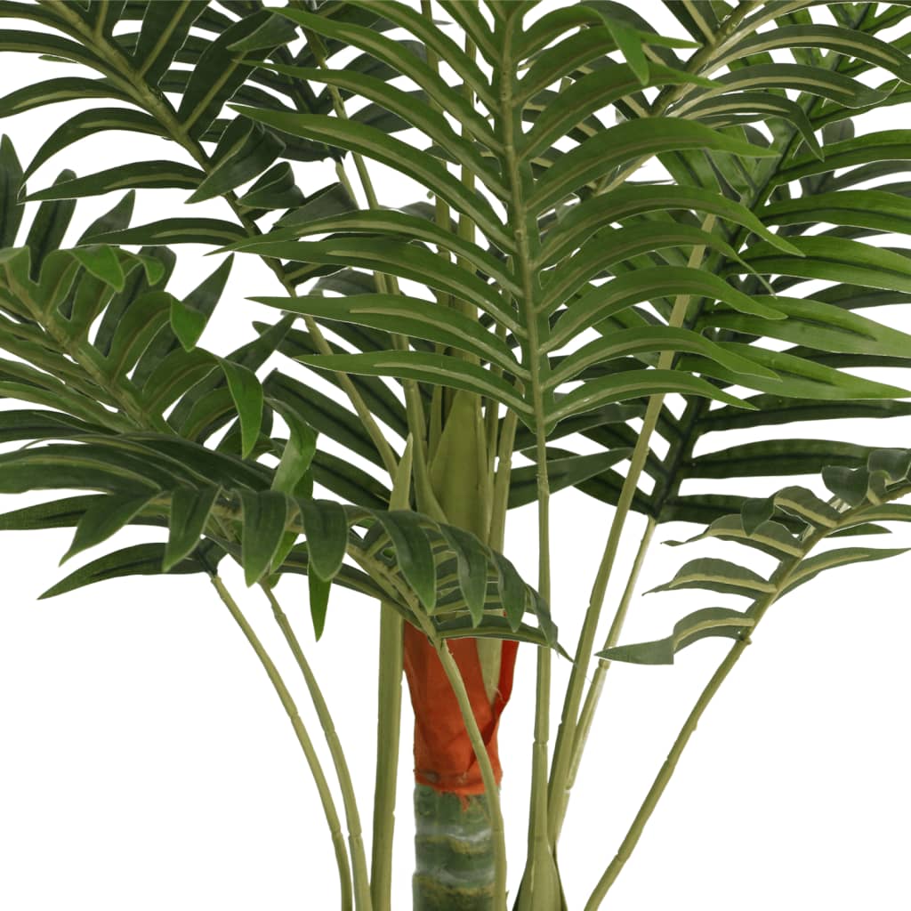 Palmeira artificial com 3 troncos 85 cm PP verde