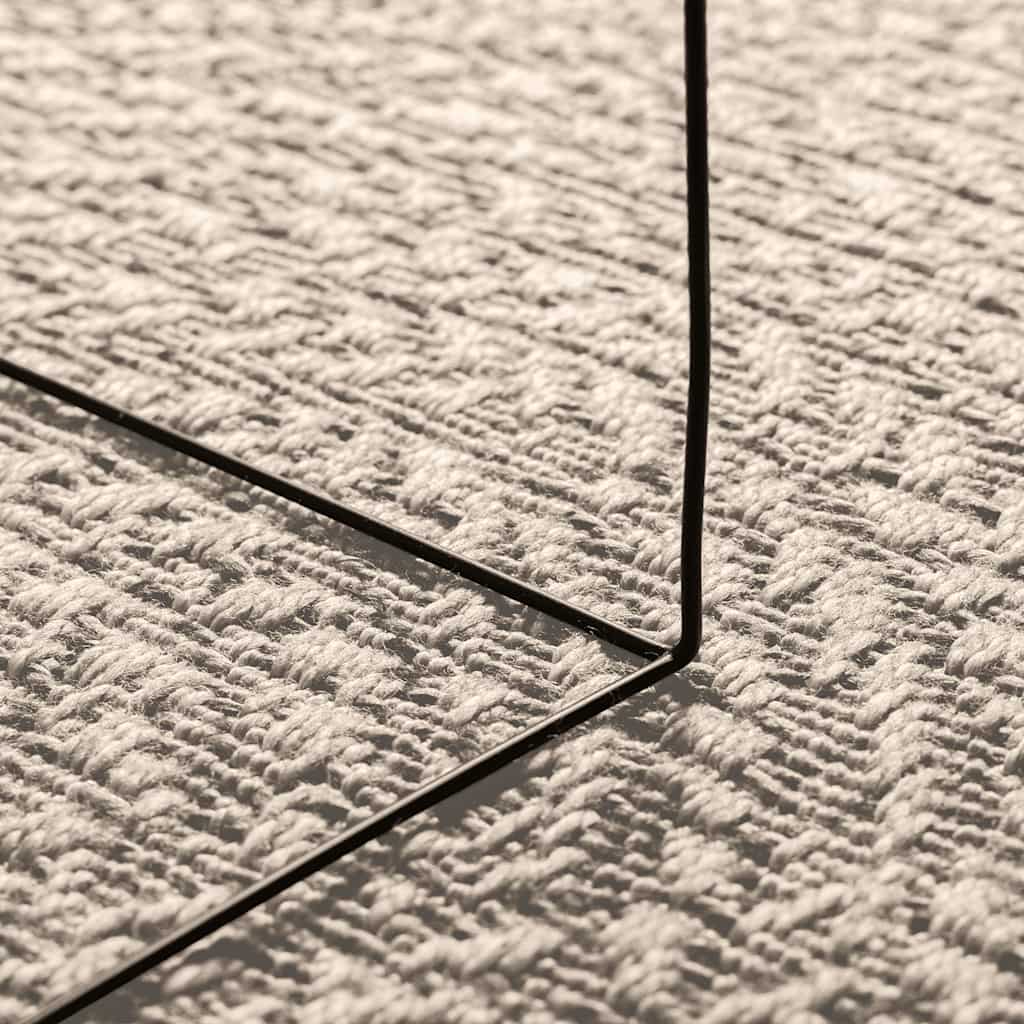 Tapete zizur creme 80x150cm aspeto de juta interior e exterior