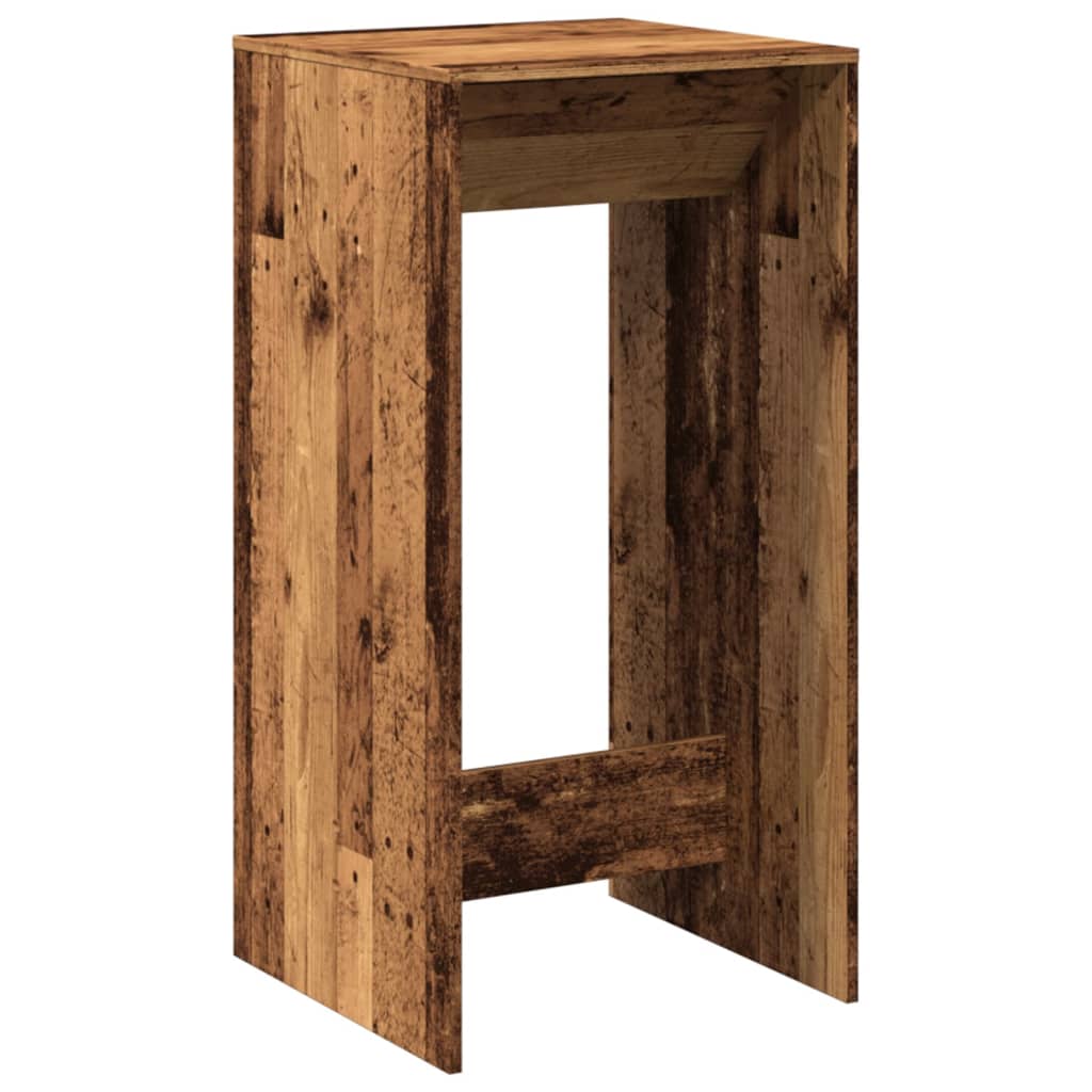 Mesa de bar 51x50x103,5 cm derivados de madeira madeira velha