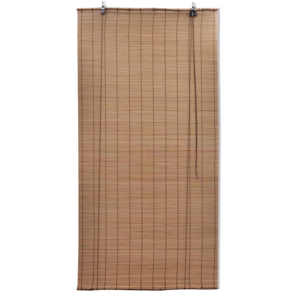 Estore de enrolar 100 x 160 cm bambu castanho