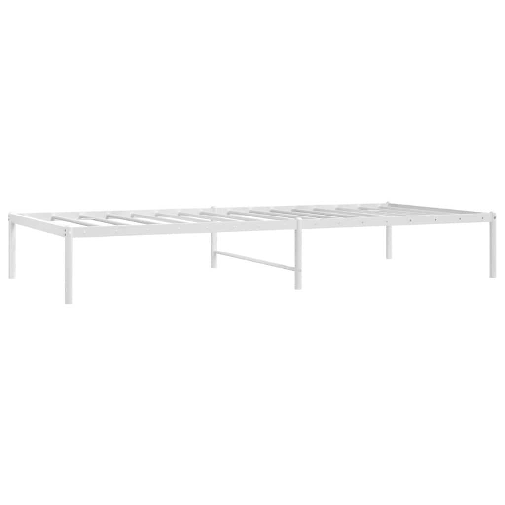 Estrutura de cama metal 90x200 cm branco