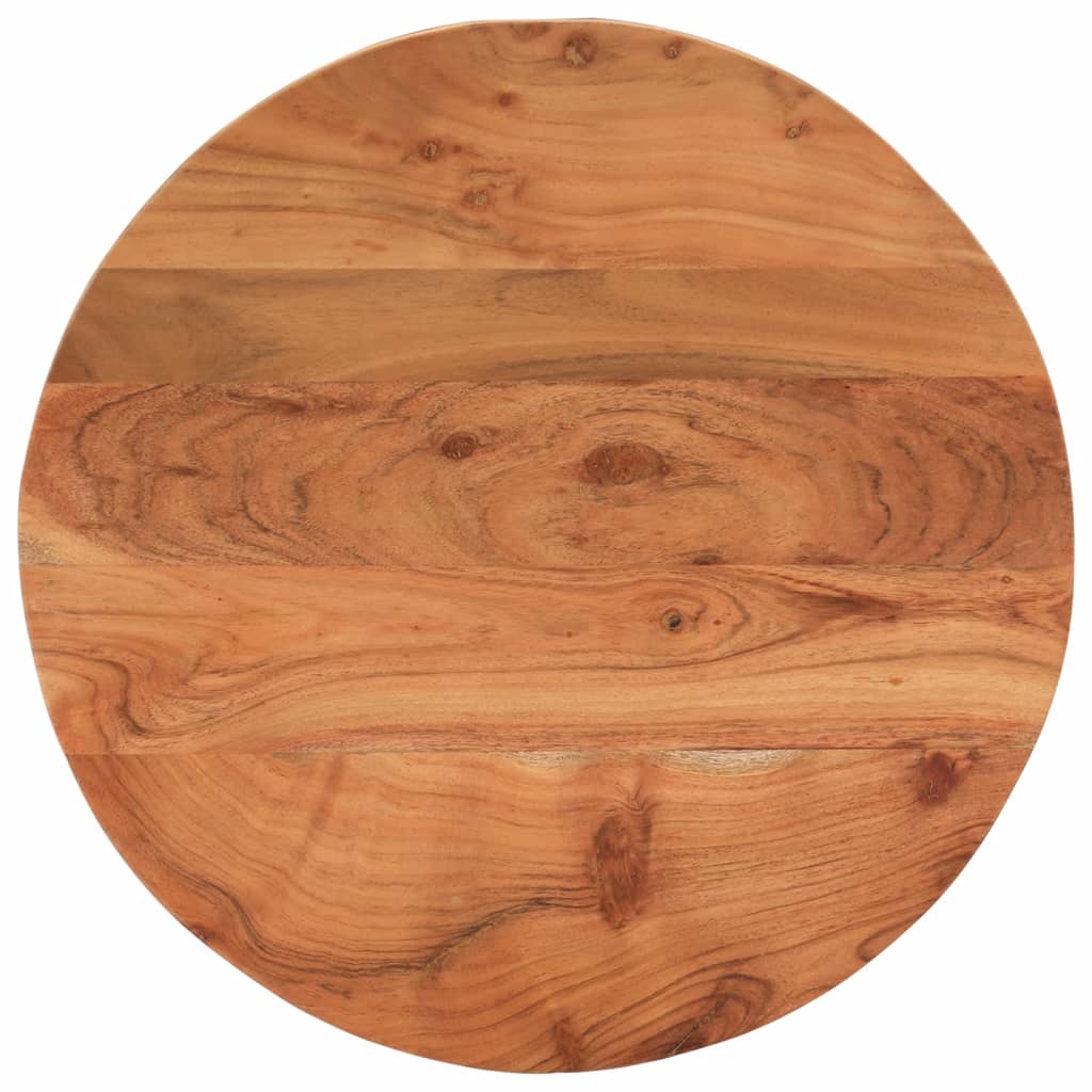 Tampo de mesa redondo ø50x3,8 cm madeira de acácia maciça