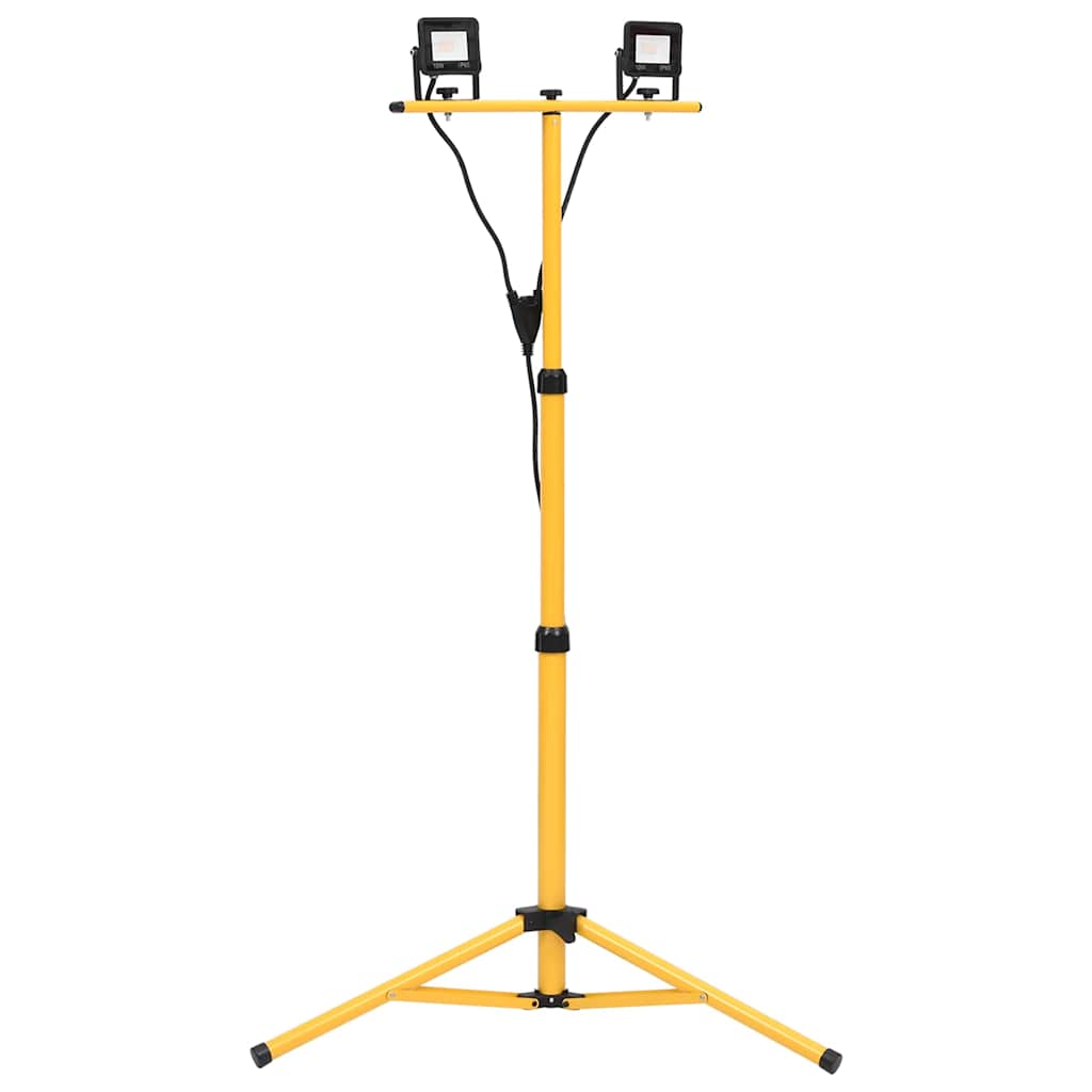 Projetor c/ iluminação LED e tripé 2x10 w branco frio