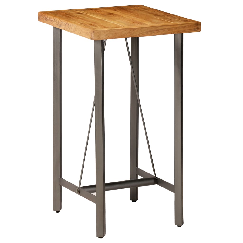 Conjunto de bar 3 pcs teca recuperada maciça
