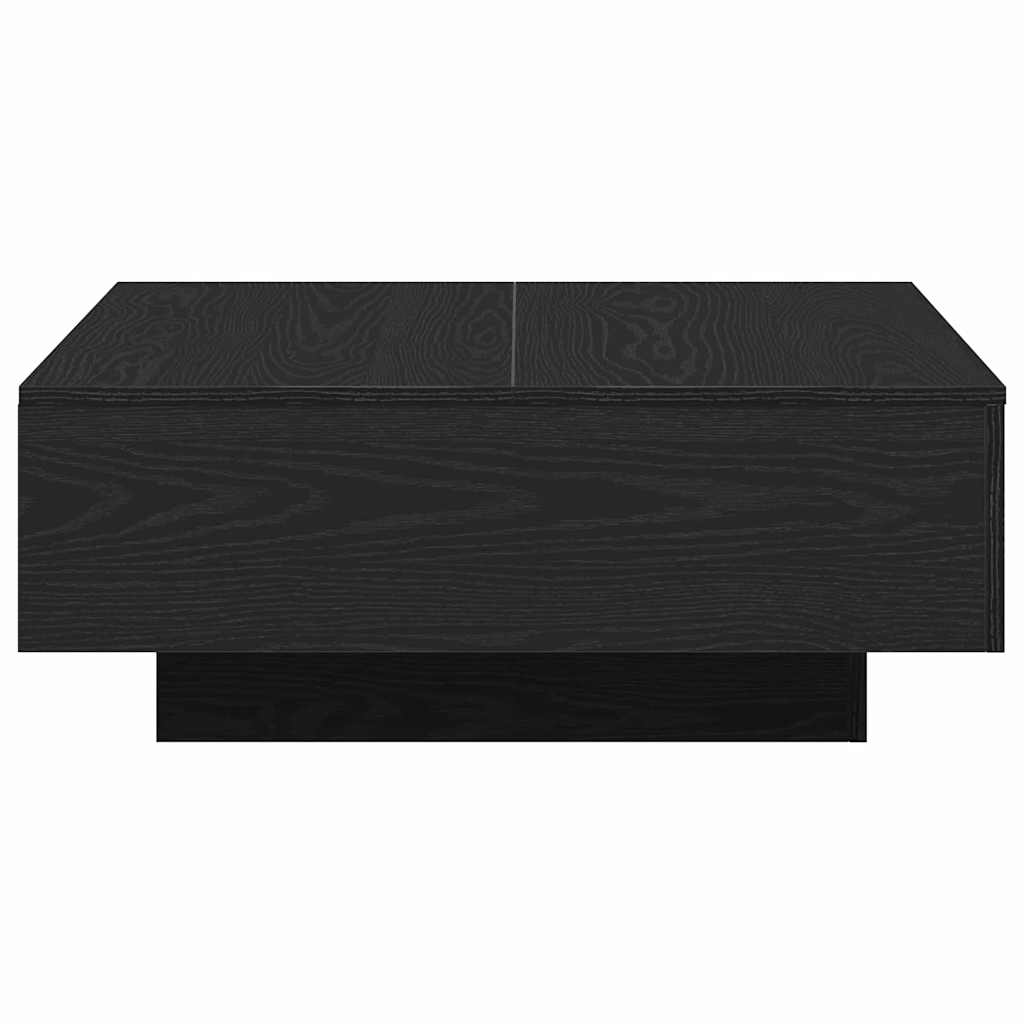 Mesa de centro carvalho preto 80 x 80 x 31 cm