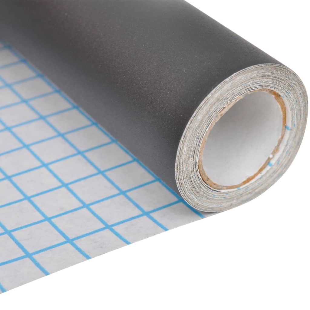 140897 Adesivo de parede tipo quadro negro 0,6 x 2 m 2 rolos c/ gizes