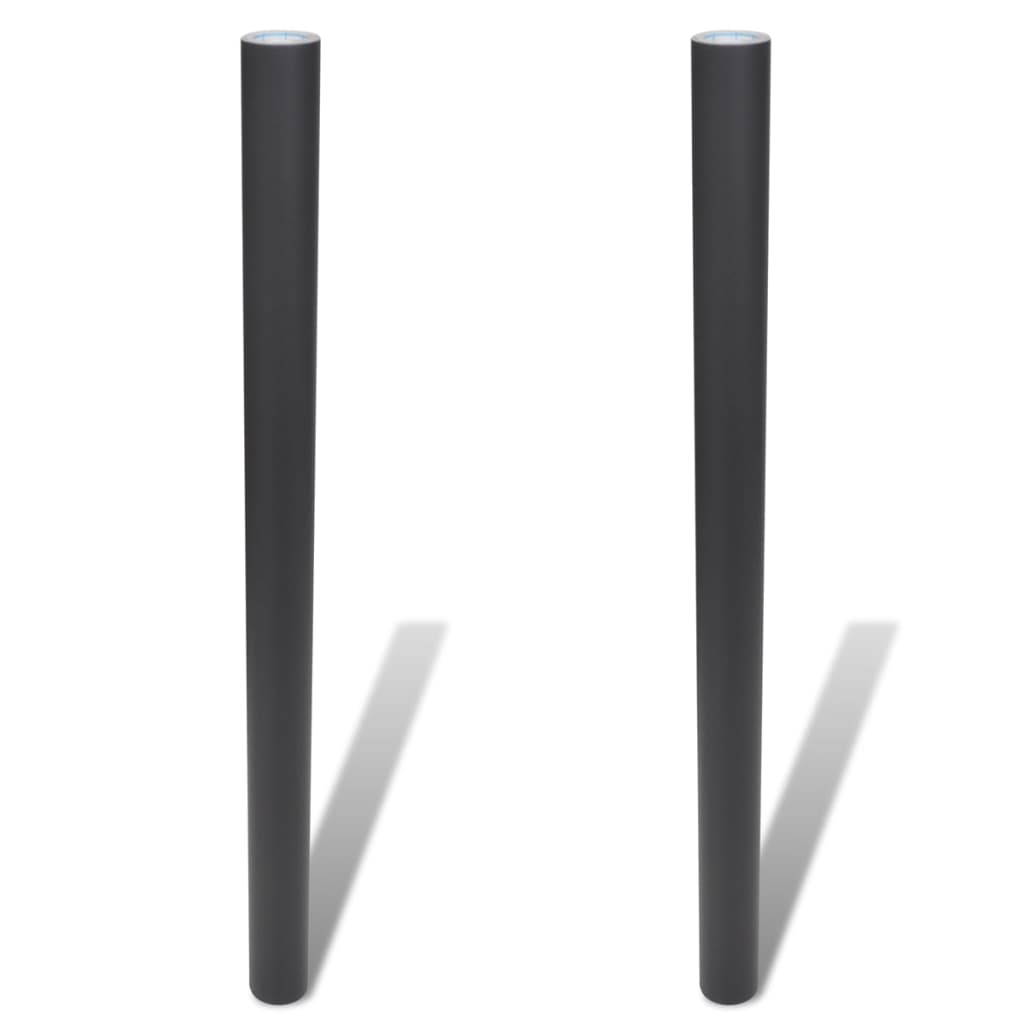 140897 Adesivo de parede tipo quadro negro 0,6 x 2 m 2 rolos c/ gizes
